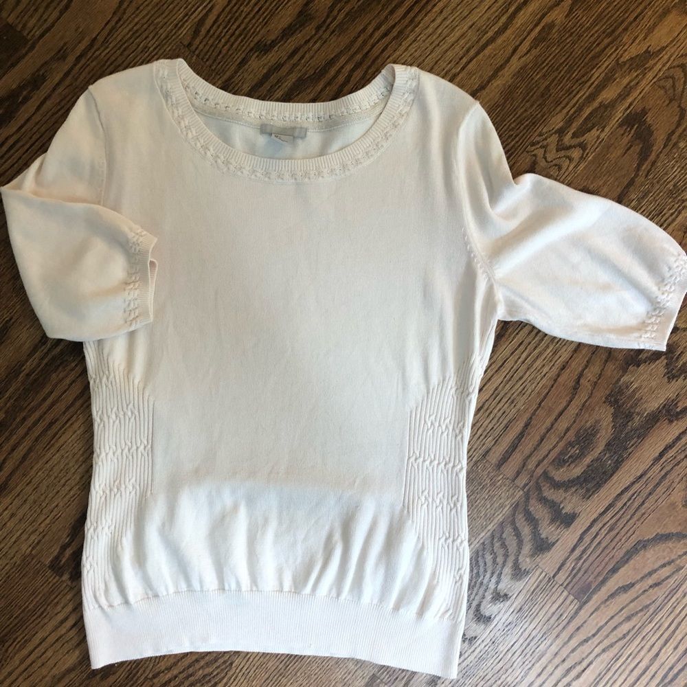 H&M short sleeve knit sweater woman’s size L